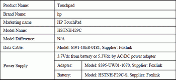 HP TouchPad